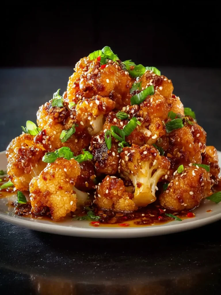 Sticky Honey Garlic Cauliflower First Image