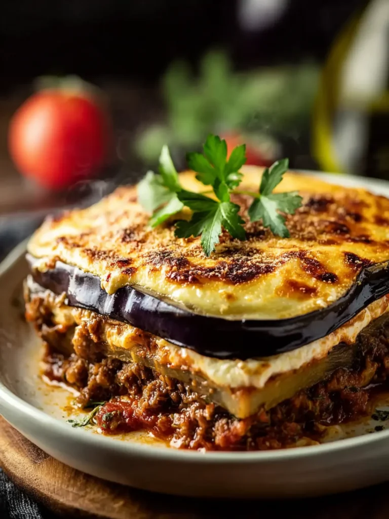 classic greek eggplant moussaka First Image