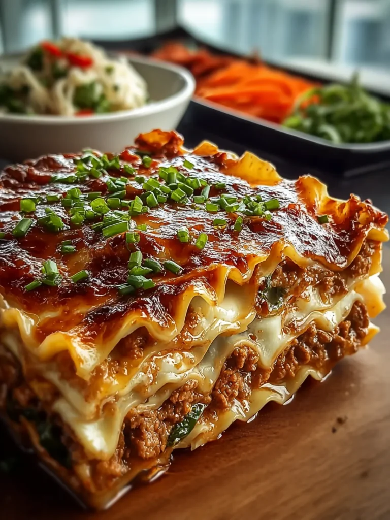 Asian Dumpling Lasagna First Image