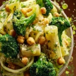Broccoli Chickpea Pasta with Garlic Olive Oil First Image