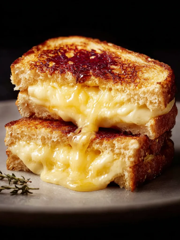 Gourmet Grilled Cheese (Brie and Cheddar) First Image