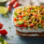 Healthy 7-Layer Bean Dip with Greek Yogurt First Image