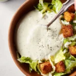 Quick Healthy Caesar Dressing with Greek Yogurt First Image