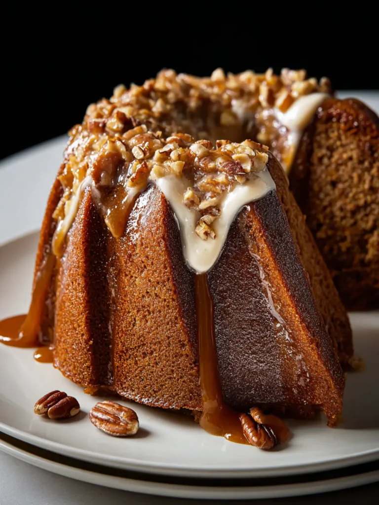 banana pecan bundt cake First Image