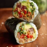 spicy tunacado sushi burrito First Image