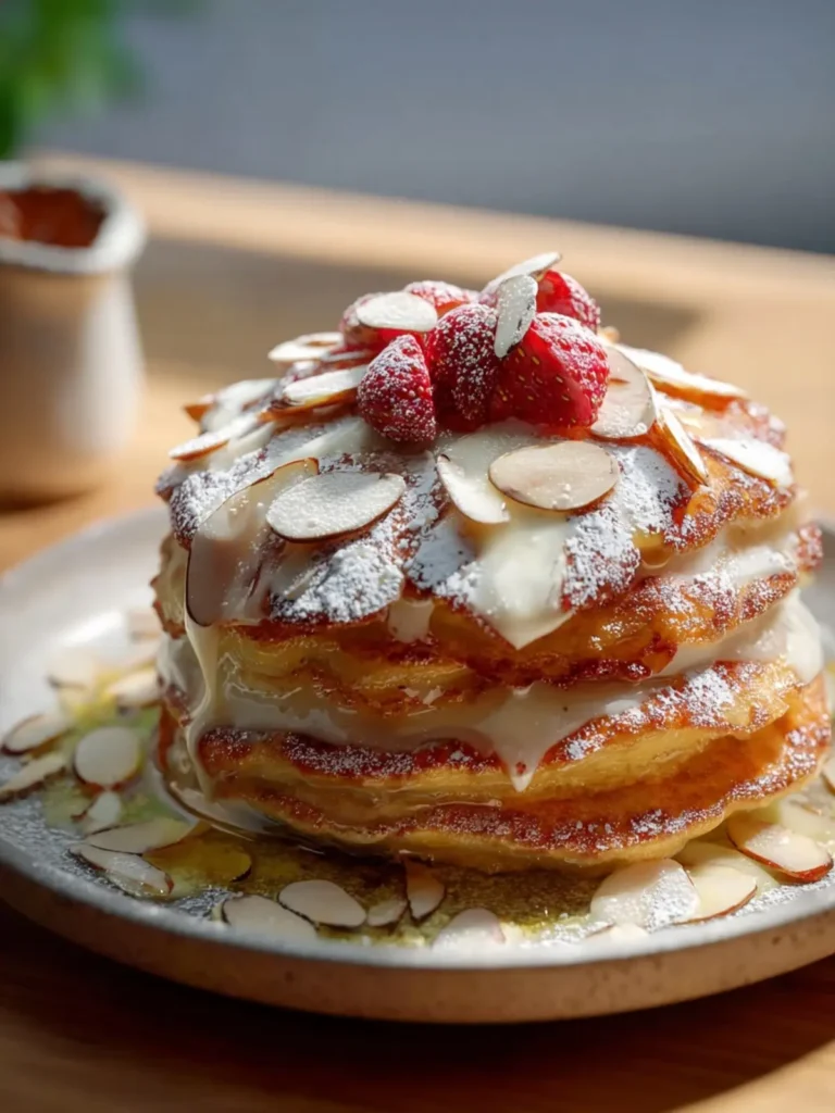 Almond Croissant Pancakes First Image