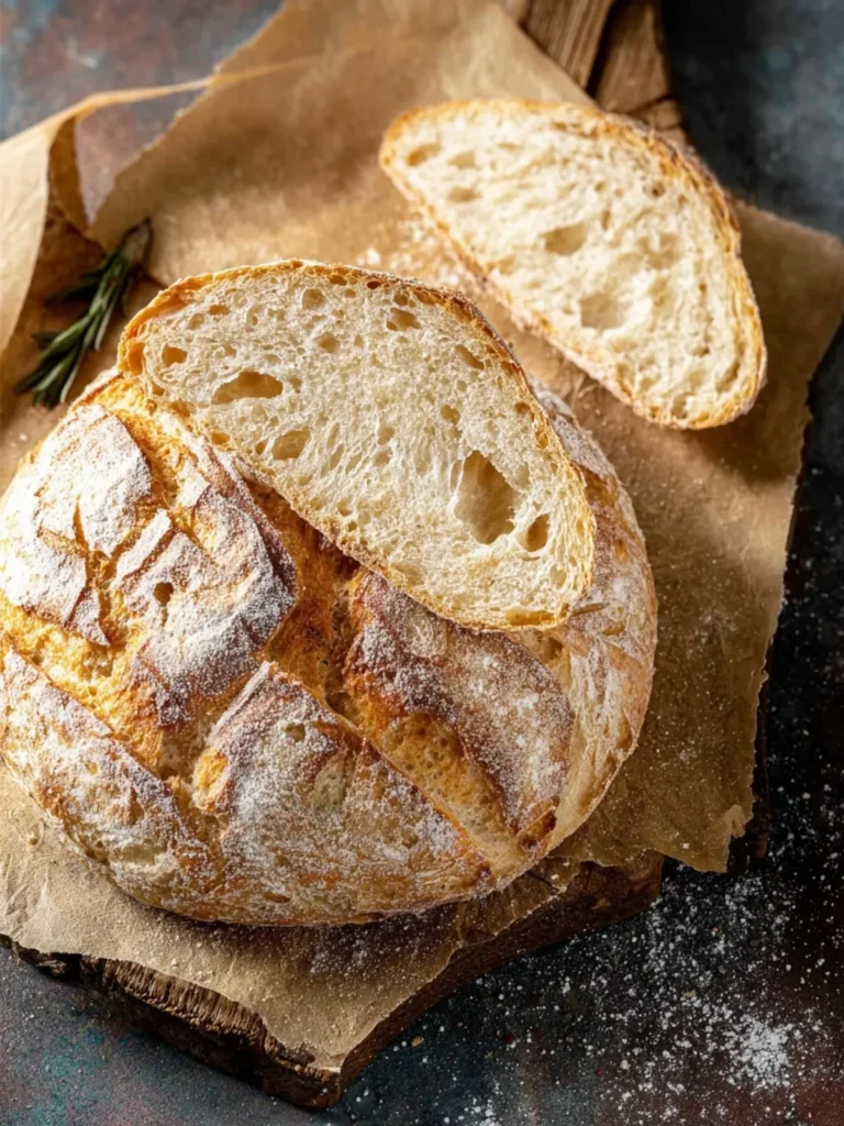 Easy Overnight No-Knead Bread Recipe! First Image