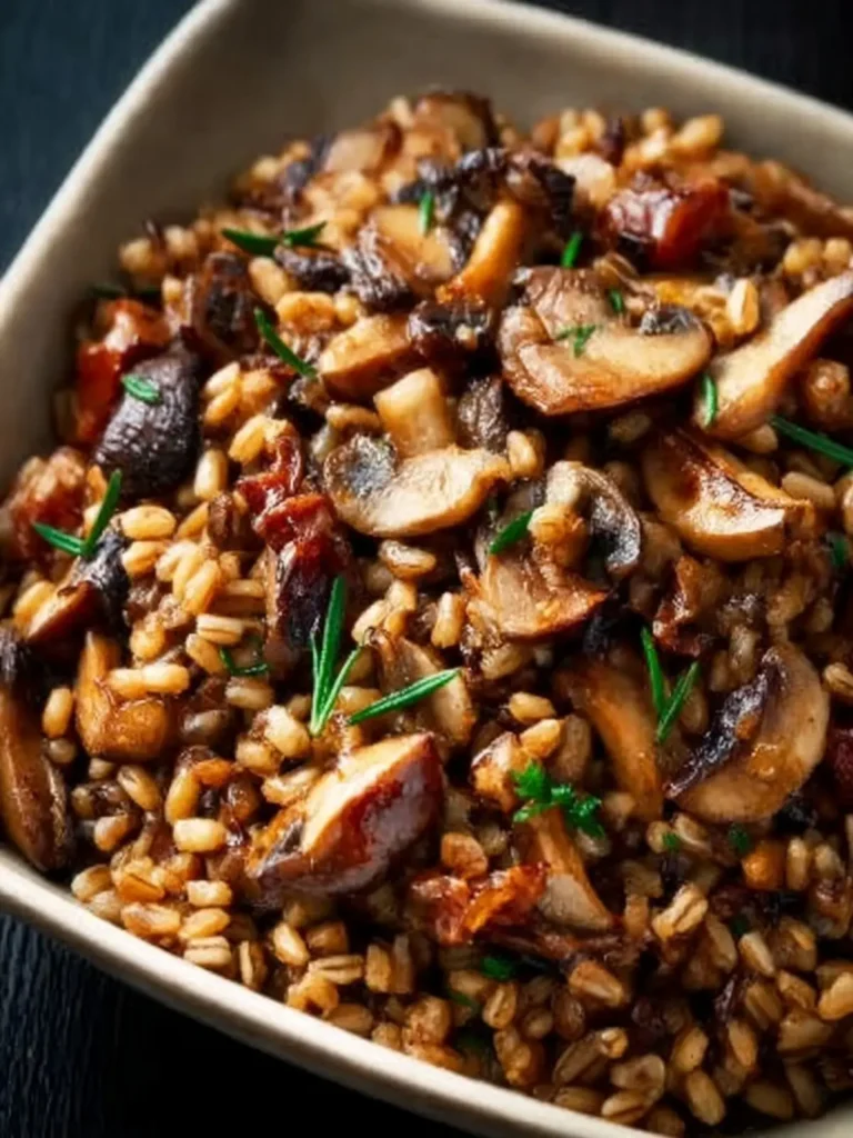 Farro with Mushrooms First Image
