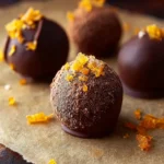 Healthy Dark Chocolate Orange Truffles Recipe First Image