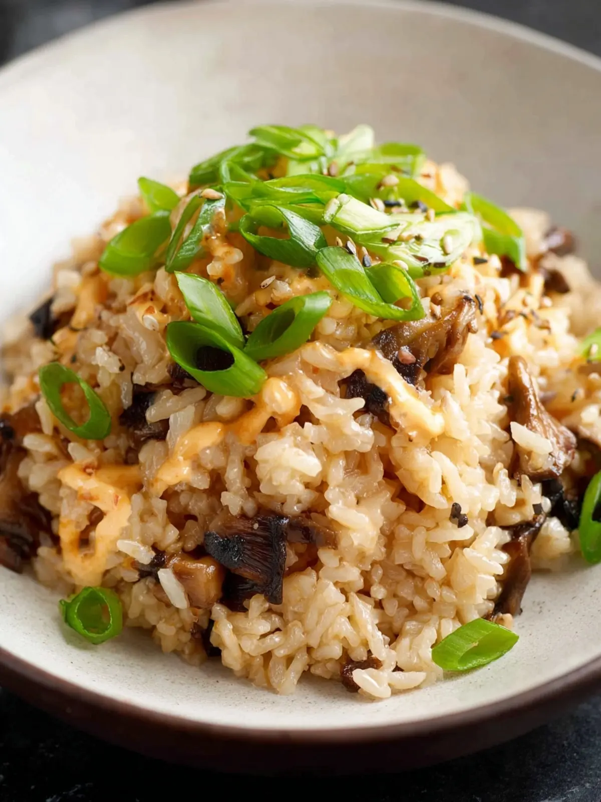Miso Rice with Shiitake Mushrooms First Image