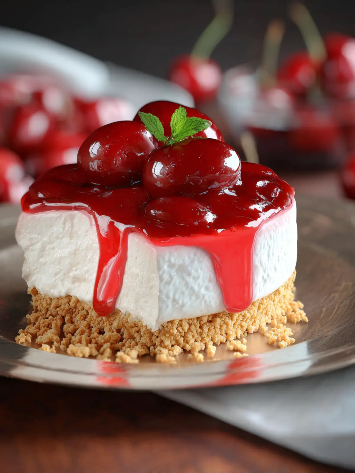 No Bake Cherry Cheesecake: Indulgent Delight You’ll Love
