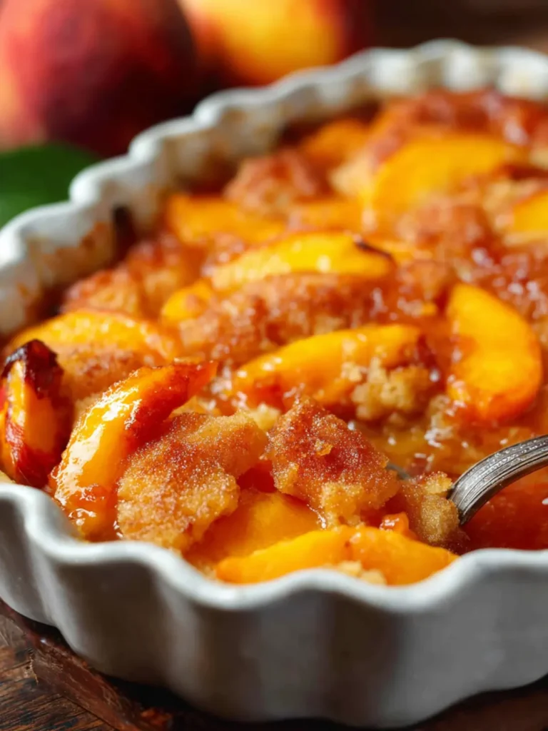 Peach Cobbler Recipe First Image