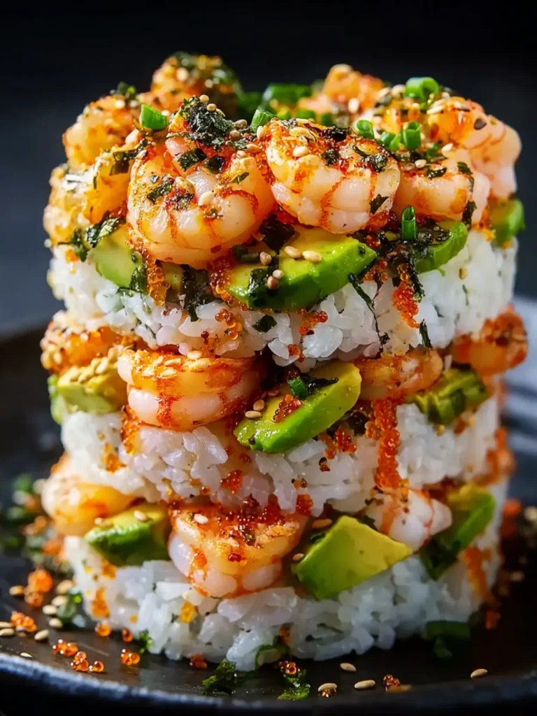 Spicy Shrimp Sushi Stacks: An Incredible Ultimate Recipe First Image